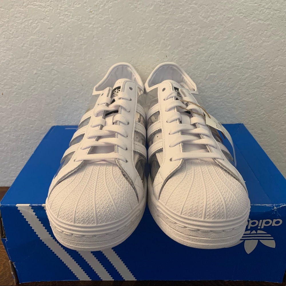 Adidas Originals Superstar Transparent Clear White - Picture 3 of 5